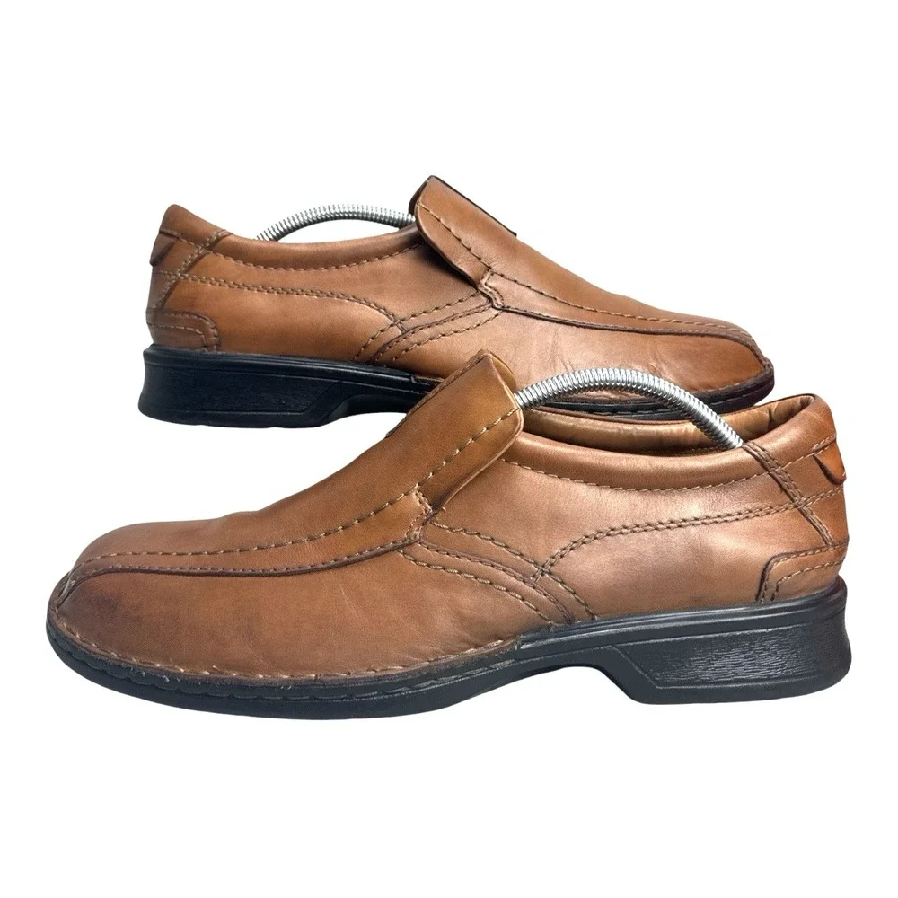 Clarks Leather Slip‑On Loafers Men's 9.5W‎ – Classic Premium Comfort